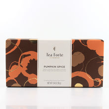 Load image into Gallery viewer, A photo of the Tea Forte Pumpkin Spice Petite Presentation Box from the Pumpkin Spice Everything gift box
